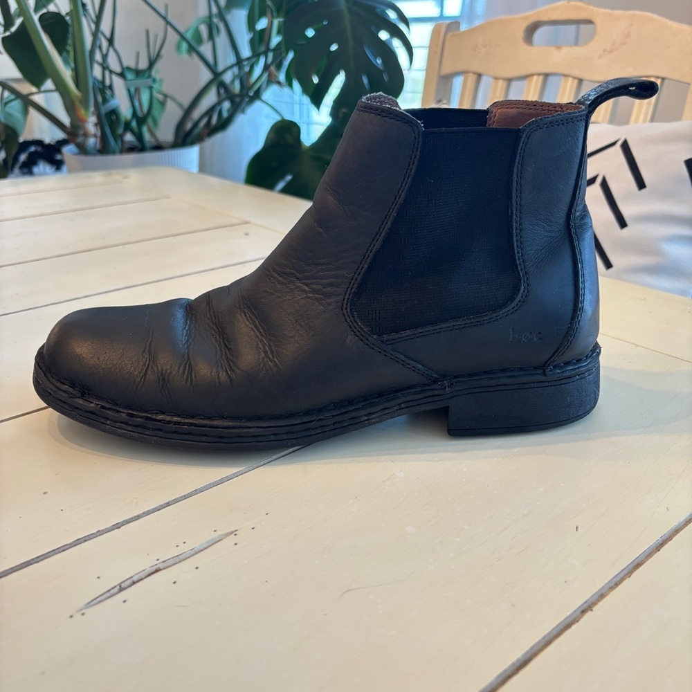 B.O.C. BORN Concept Men’s Leather Chelsea Boot Size 10/42 Black - Picture 6 of 13